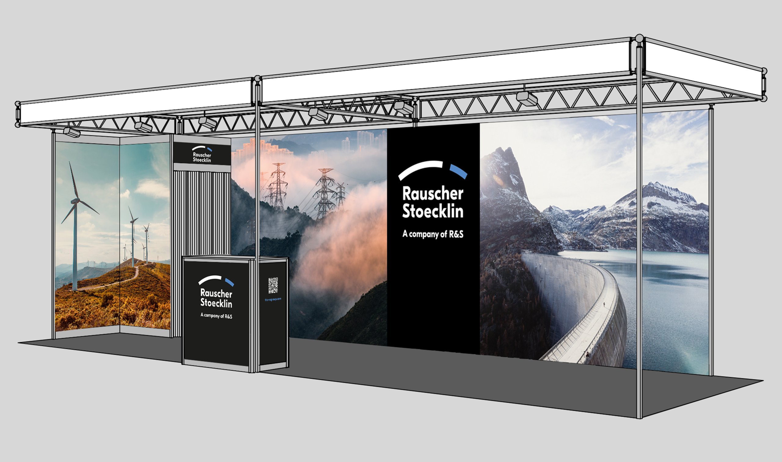 R&S_Messestand_Visualisierung_2026 Messestand Powertage